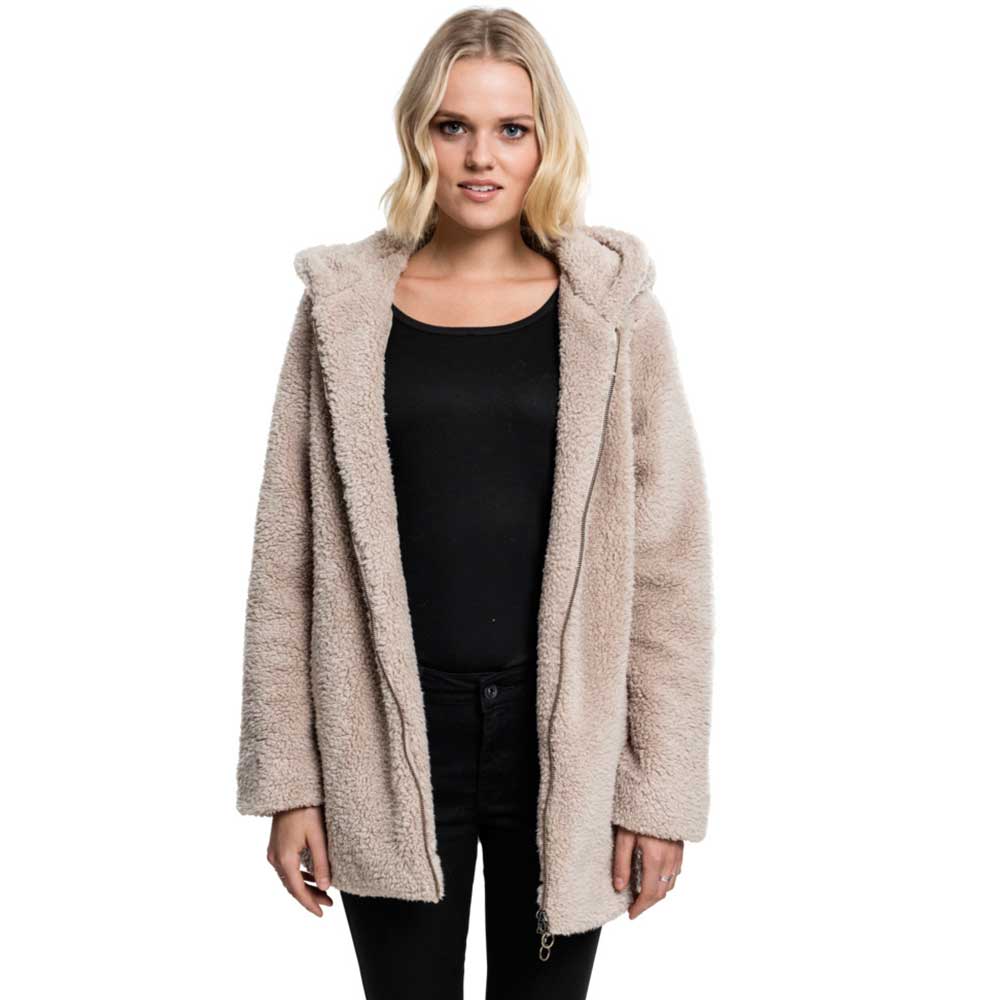 Urban Classics Urban Classics Winter coat Sherpa Teddy Beige Urban Classics Urban Classics Winter coat Sherpa Teddy Beige